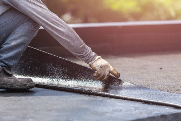 Professional Basement Waterproofing technician working in Jasper, IN